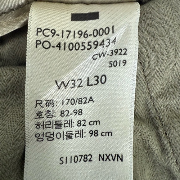 Levi’s XX Chino Standard Taper Pants W32 L30 Olive Green Casual Workwear - Picture 5 of 12